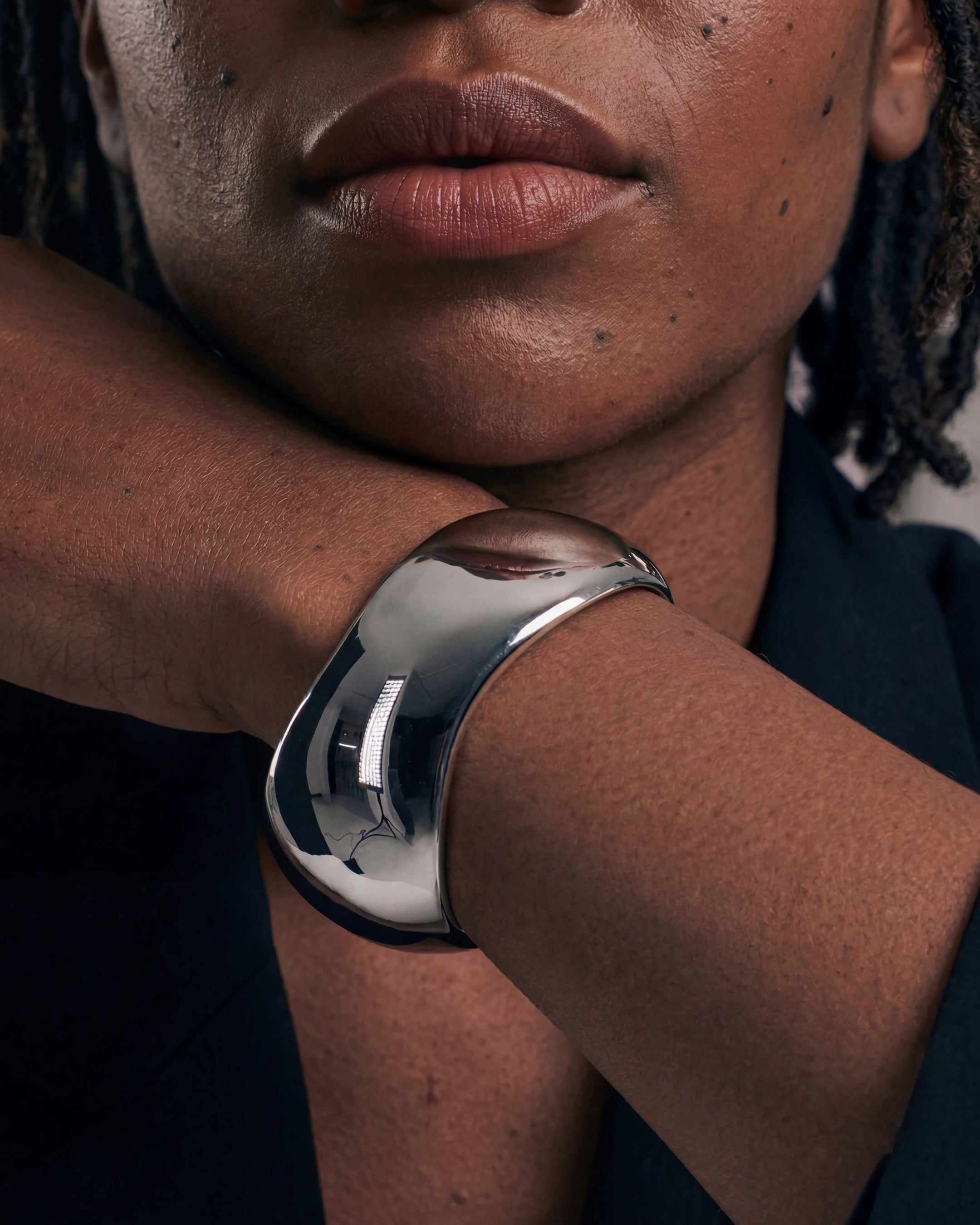 Milos Sculpted Cuff | Sterling Silver