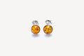 ESSENTIALS Mini Amber Stud Earrings