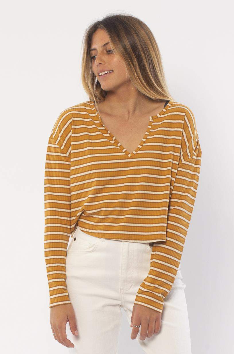 Sisstrevolution birdie long sleeve knit top
