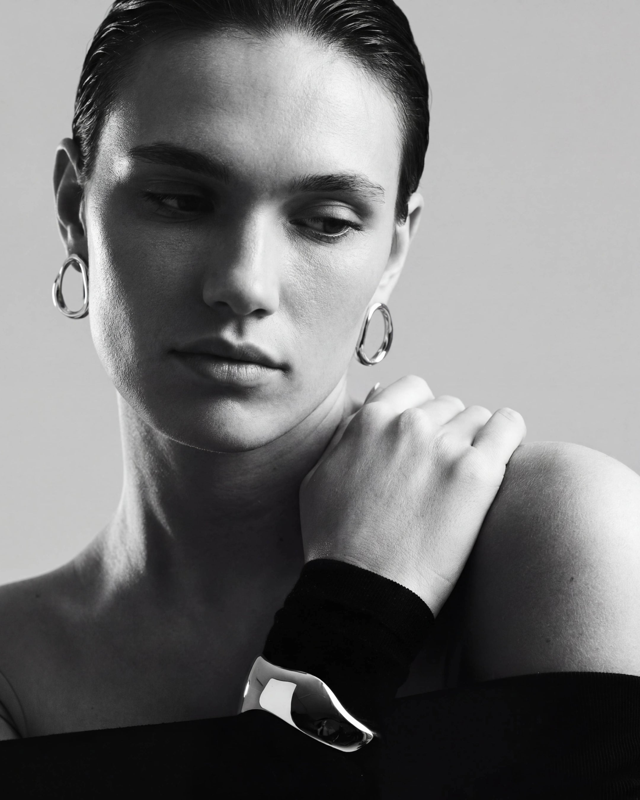 Oura Earrings | Sterling Silver