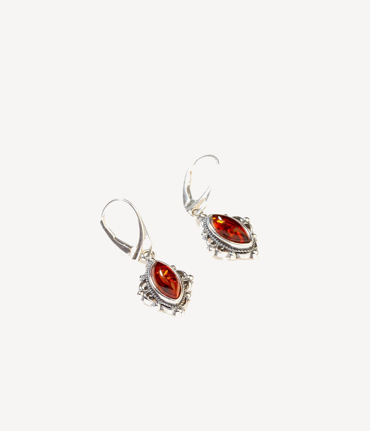 Amber Boho Drop Earrings