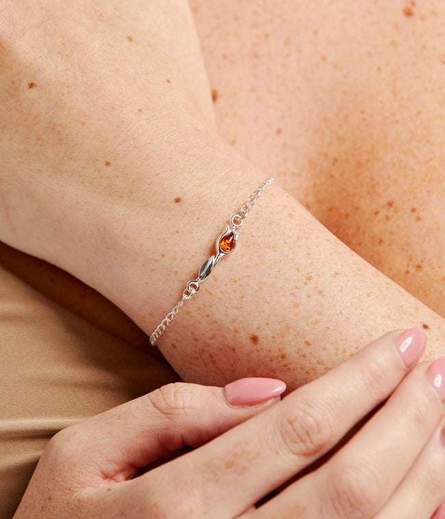 Tulpen-Bernstein-Armband