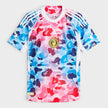 Adidas Football Graphic Jersey T-Shirt Blue Pink