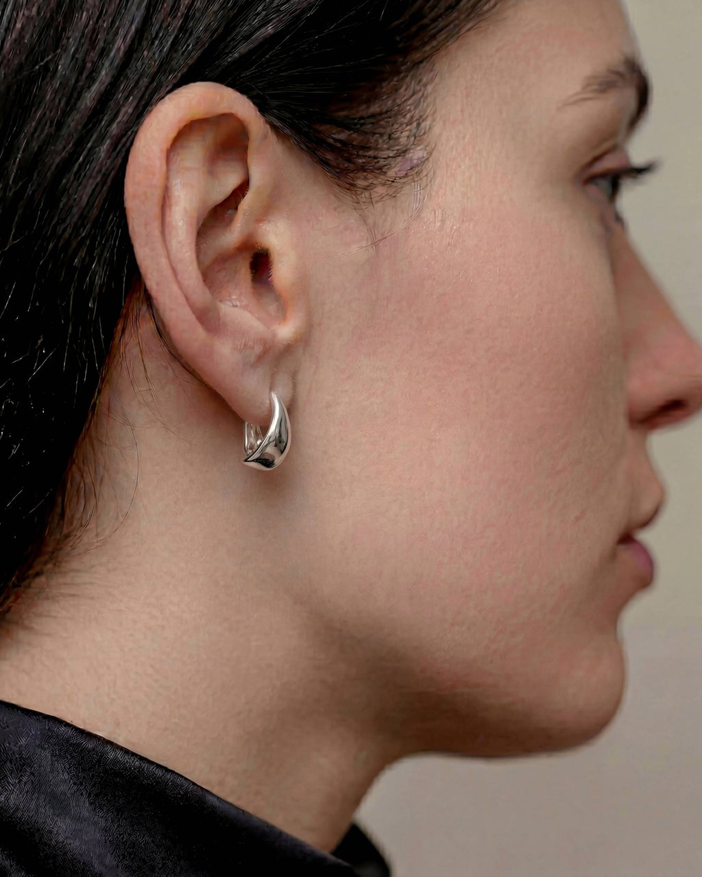 Seren Small Hoops | Sterling Silver