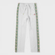 Tape Logo Panelled Sweatpants Laurel White