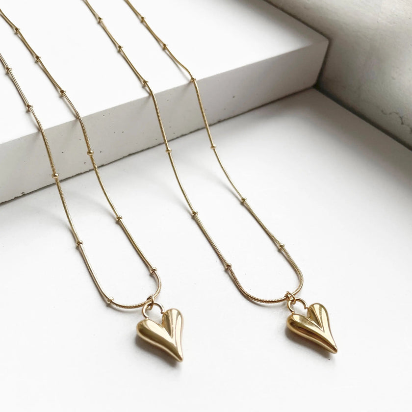 Catena con cuore stilizzato Marlie Gold
