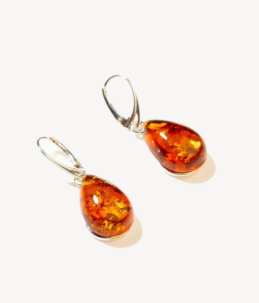 Amber Sundrop Earrings
