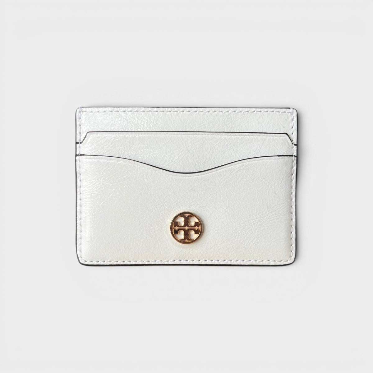 Crinkle Slim Card Case Cirrus Cloud White
