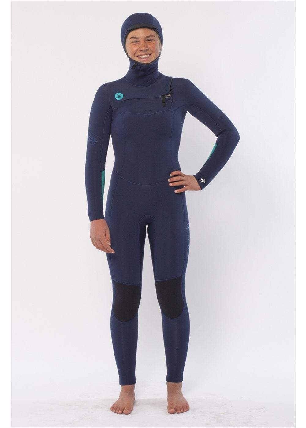 Sisstr 7 seas 5/4 Hooded Chest Zip Wetsuit