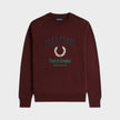 Embroidered Champion Sweatshirt Oxblood