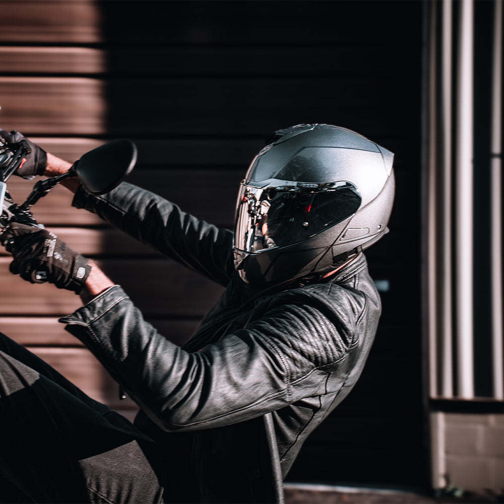 Daytona Glide Modular Motorcycle Helmet - DOT & ECE Approved, Bluetooth Ready, Dual Visor, Men/Women/Youth- Silver Metallic