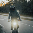 Daytona Glide Modular Motorcycle Helmet - DOT & ECE Approved, Bluetooth Ready, Dual Visor, Men/Women/Youth - Hi-Gloss Black