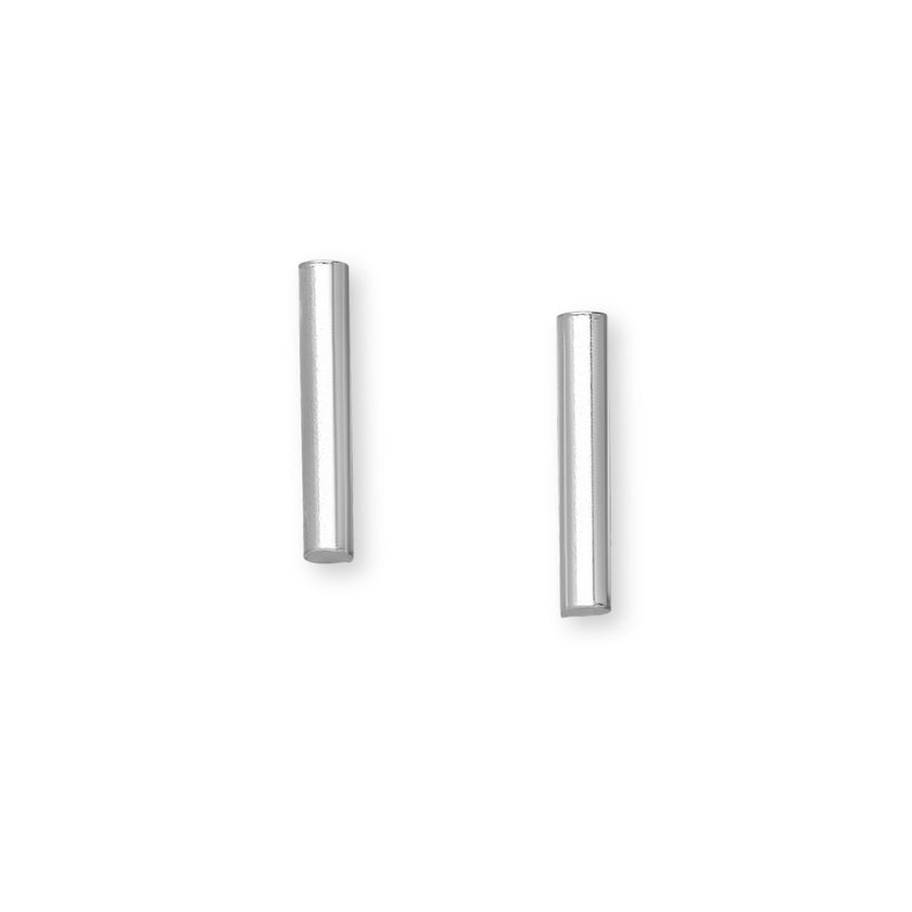 Clous d'oreilles discrets en argent sterling Pillar