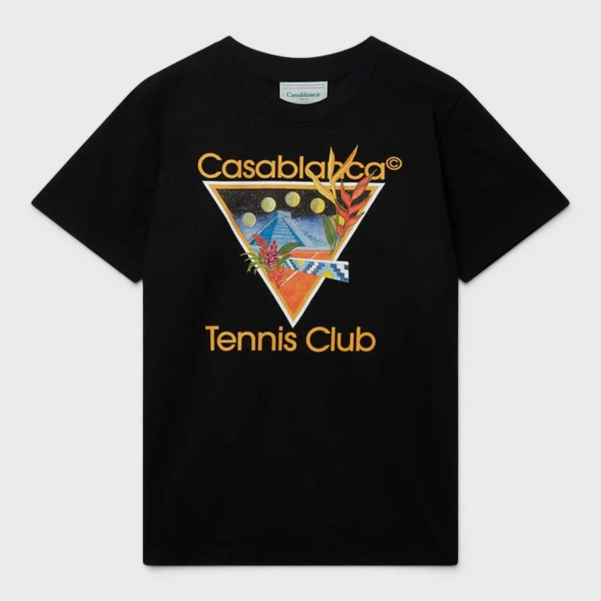 Printed T-Shirt Tennis Club Icon Black