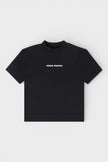 Short Sleeve Logo Tee Black White