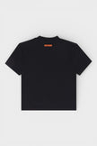Short Sleeve Logo Tee Black White