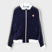 Modal Velour Laurel Track Top Navy