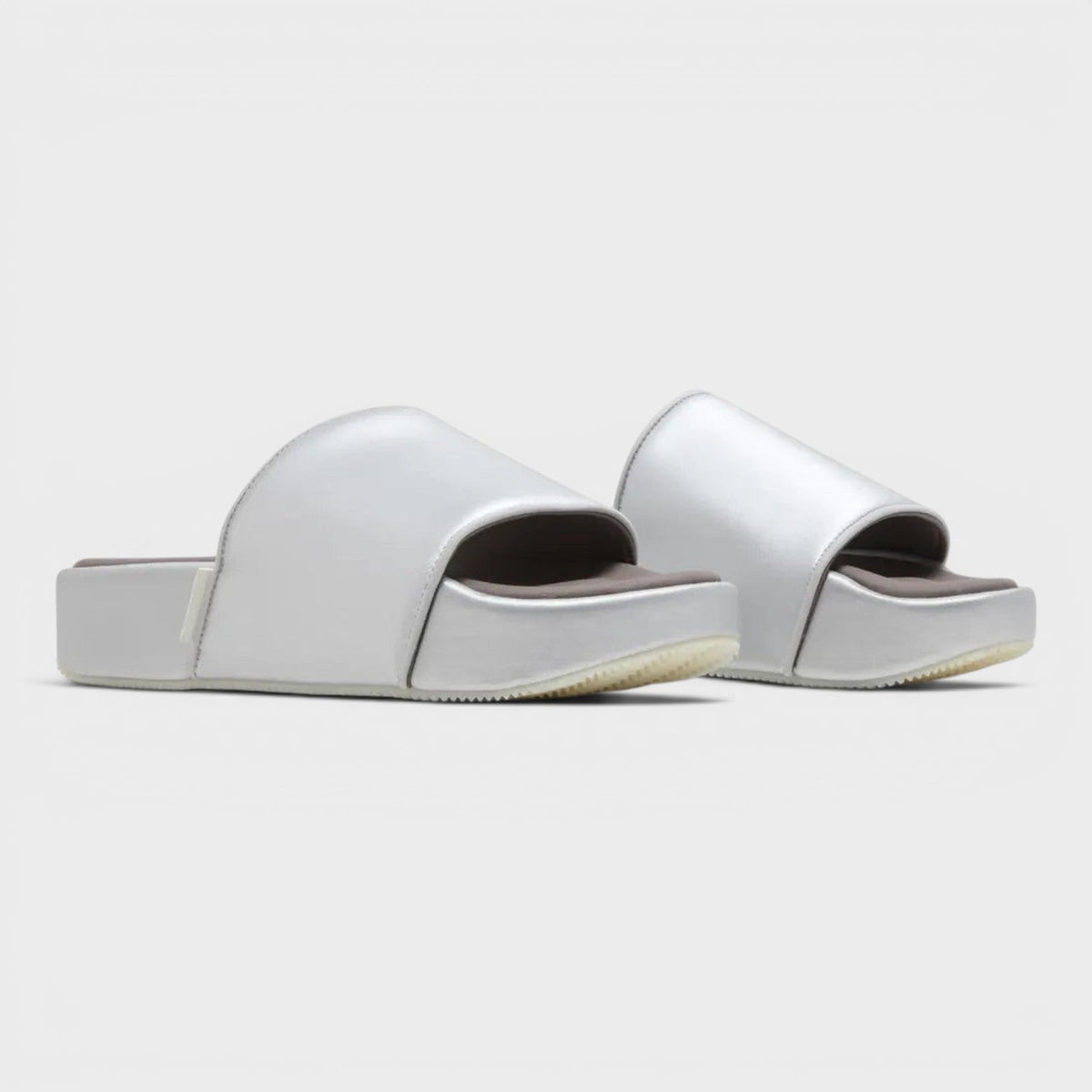 Adidas Slide Silver Metallic