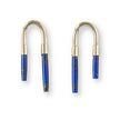 Lapislazuli-Ohrstecker aus Sterlingsilber