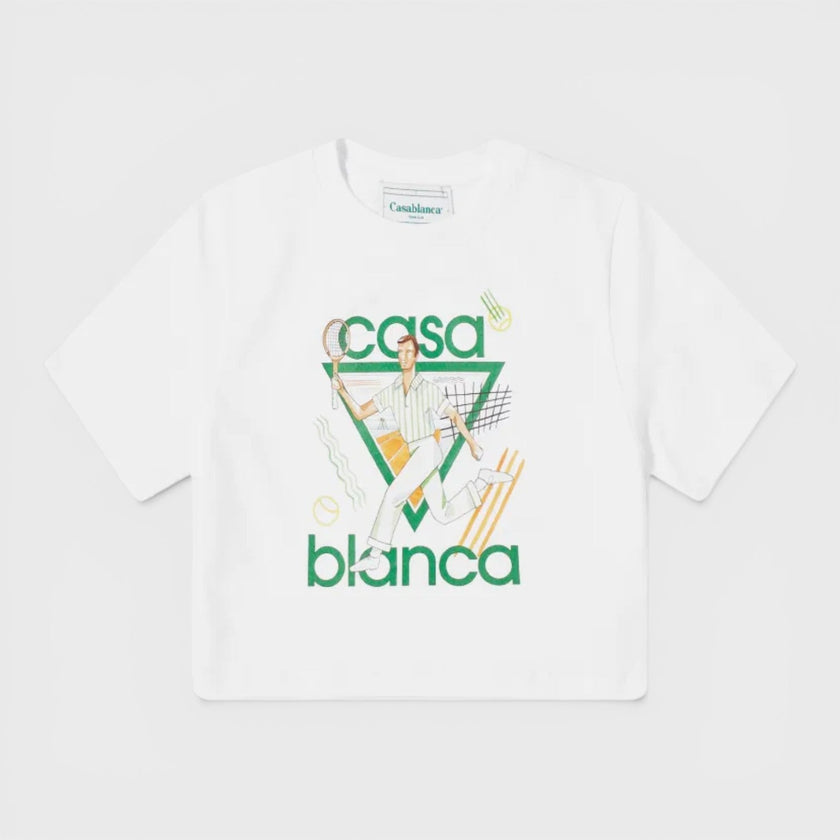 Le Jeu Printed Baby T-Shirt White