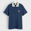 Classic Laurel Pique Polo Navy
