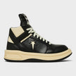 Rick Owens DRKSHDW TURBOWPN Mid Black Cloud Cream