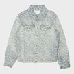 Monogram Denim Jacket Bleached Blue