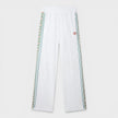Modal Velour Laurel Track Pant White