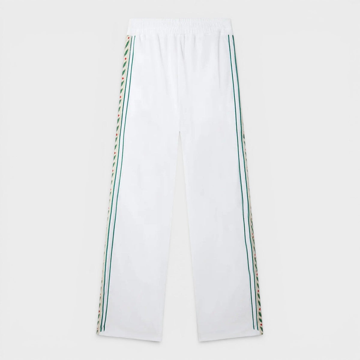Modal Velour Laurel Track Pant White