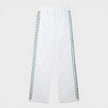 Modal Velour Laurel Track Pant White