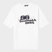 Logo Medium Fit T-Shirt White Black
