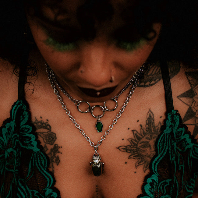 Beetle Necklace