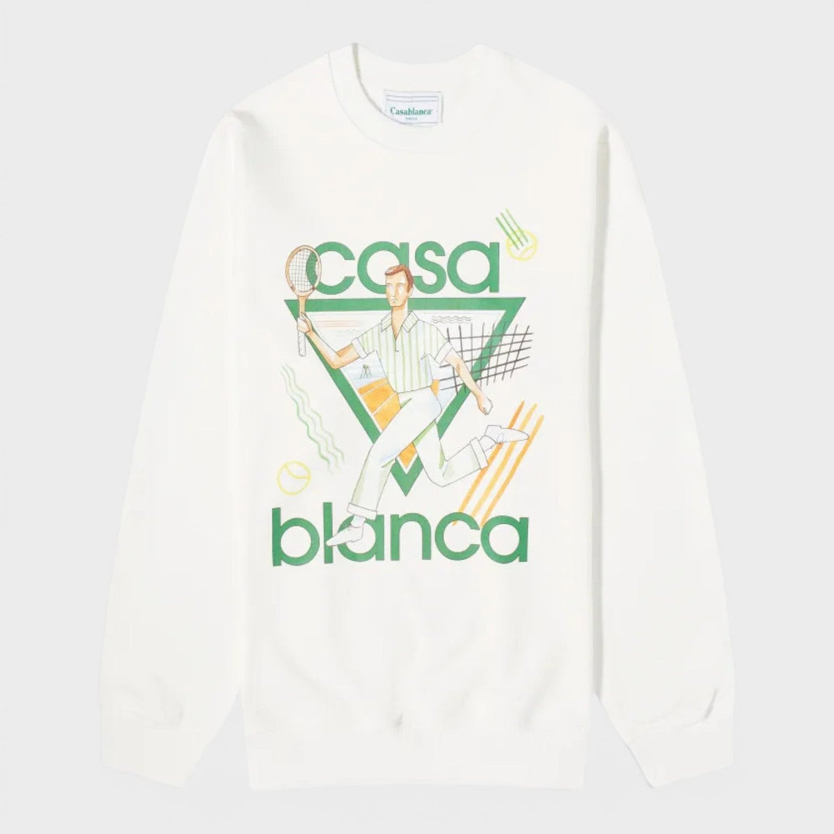 Le Jeu Printed Sweatshirt White