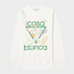 Le Jeu Printed Sweatshirt White