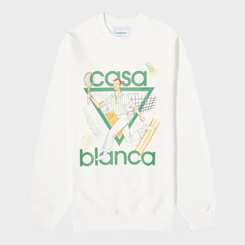 Le Jeu Printed Sweatshirt White