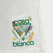 Le Jeu Embroidered Sweatshort Off White