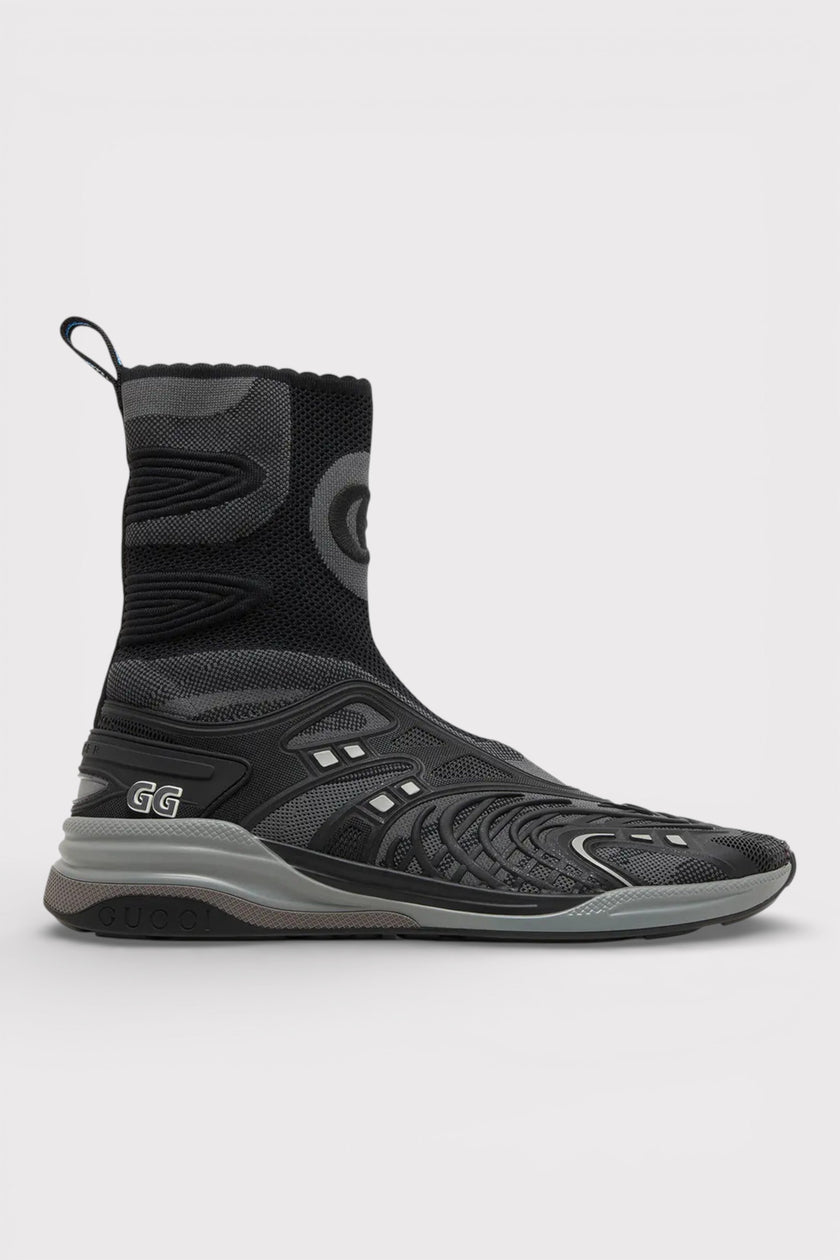Gucci Ultrapace R Mid Black Grey