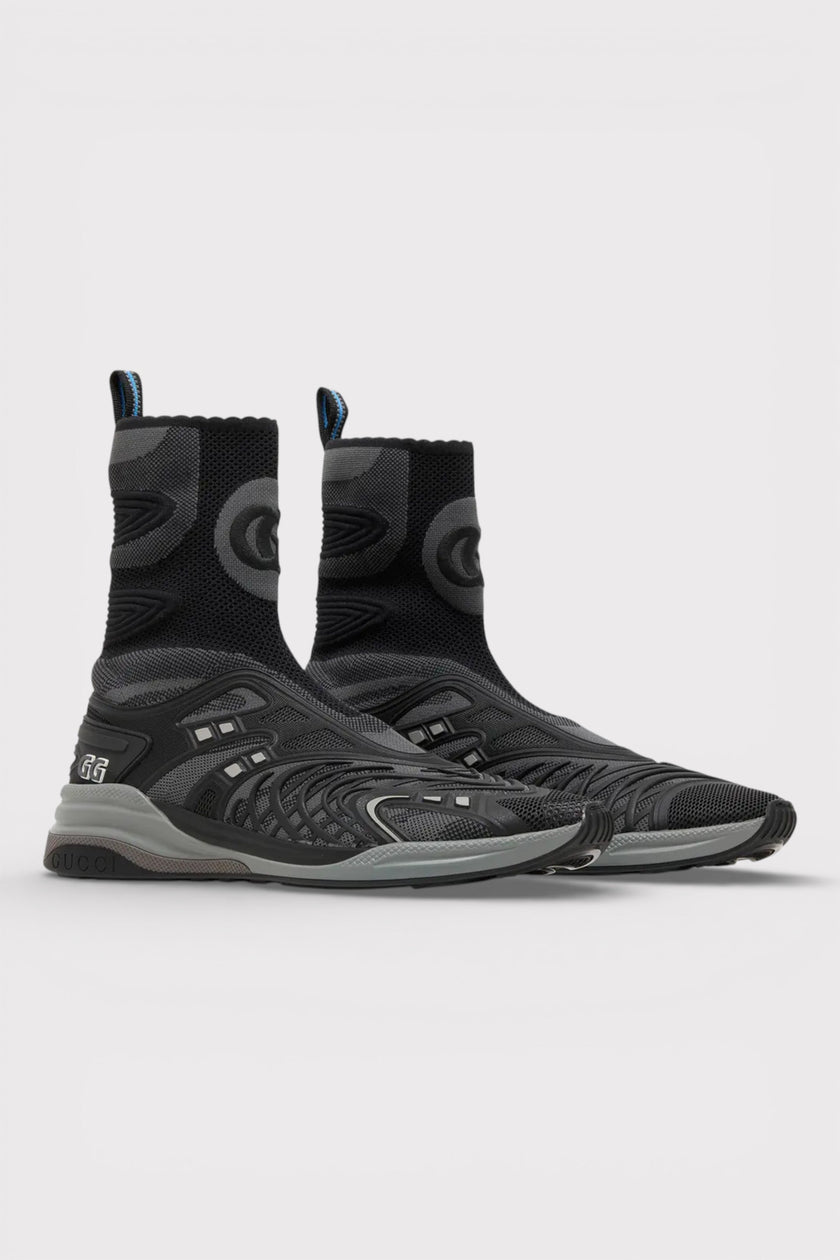 Gucci Ultrapace R Mid Black Grey
