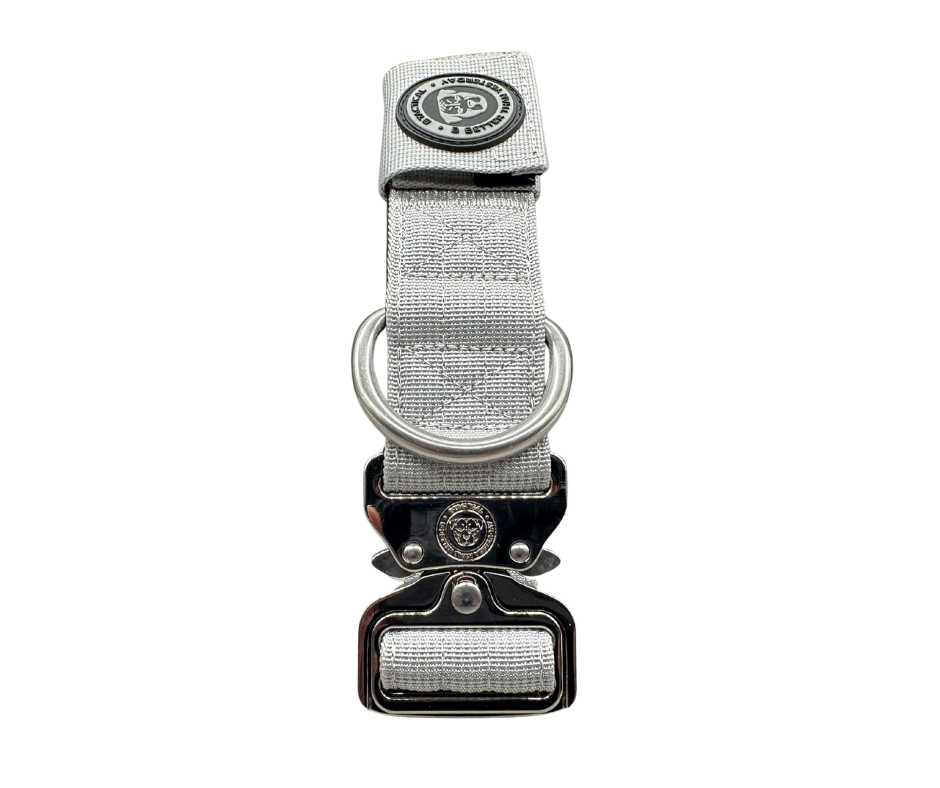 4cm Nylon BTactical™ Tracker Collar | Misty Grey