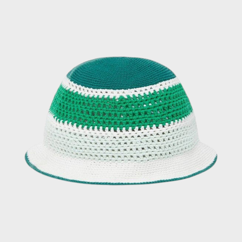 Cotton Crochet Hat Green