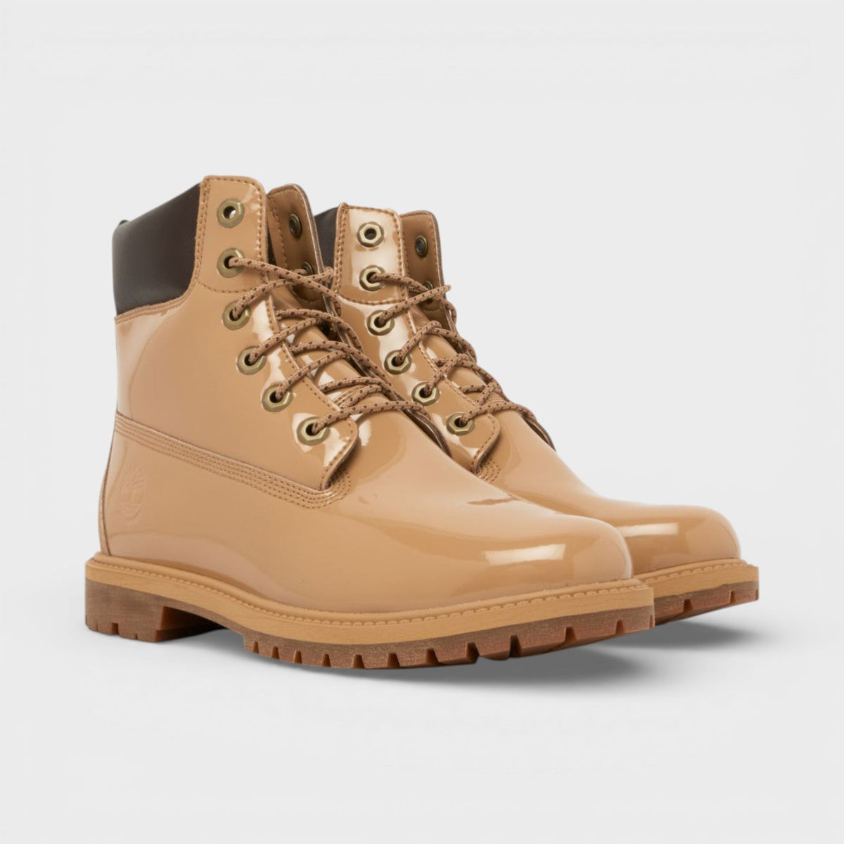 6 Inch Premium Waterproof Boots Patent Wheat