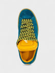Lanvin x Future Hyper Curb Suede Sneakers Blue Wmns