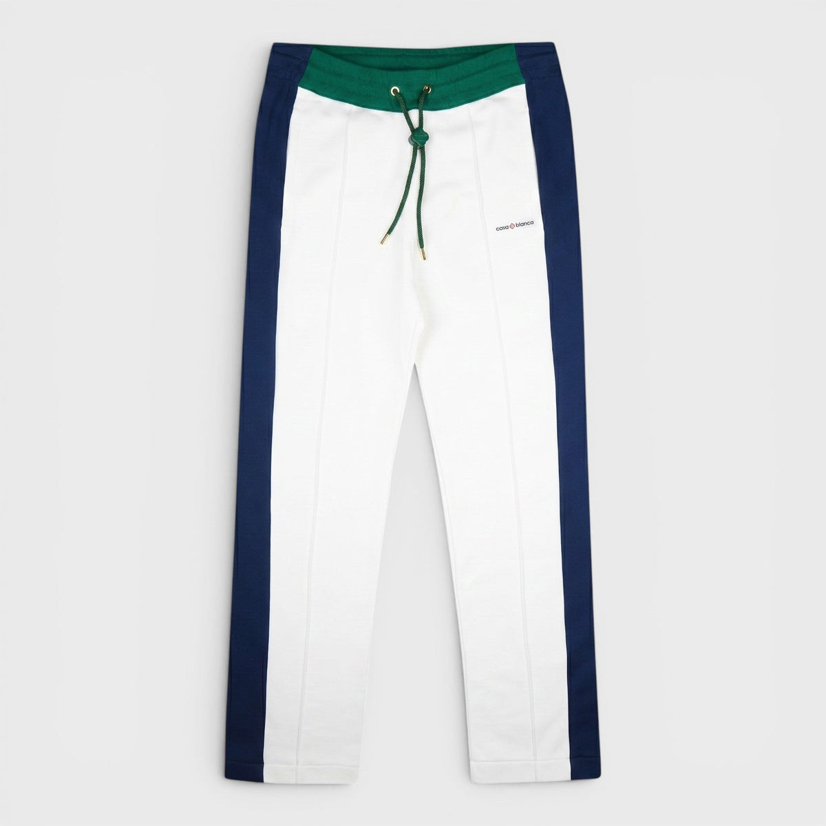 Colourblock Pintuck Jogger Green Navy White