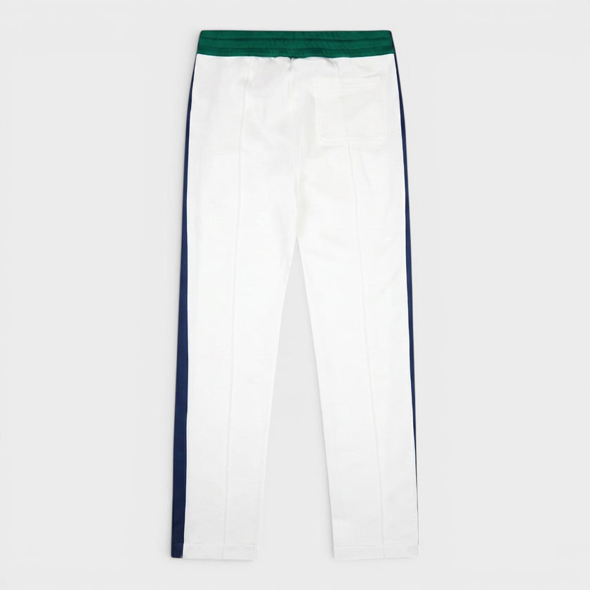 Colourblock Pintuck Jogger Green Navy White