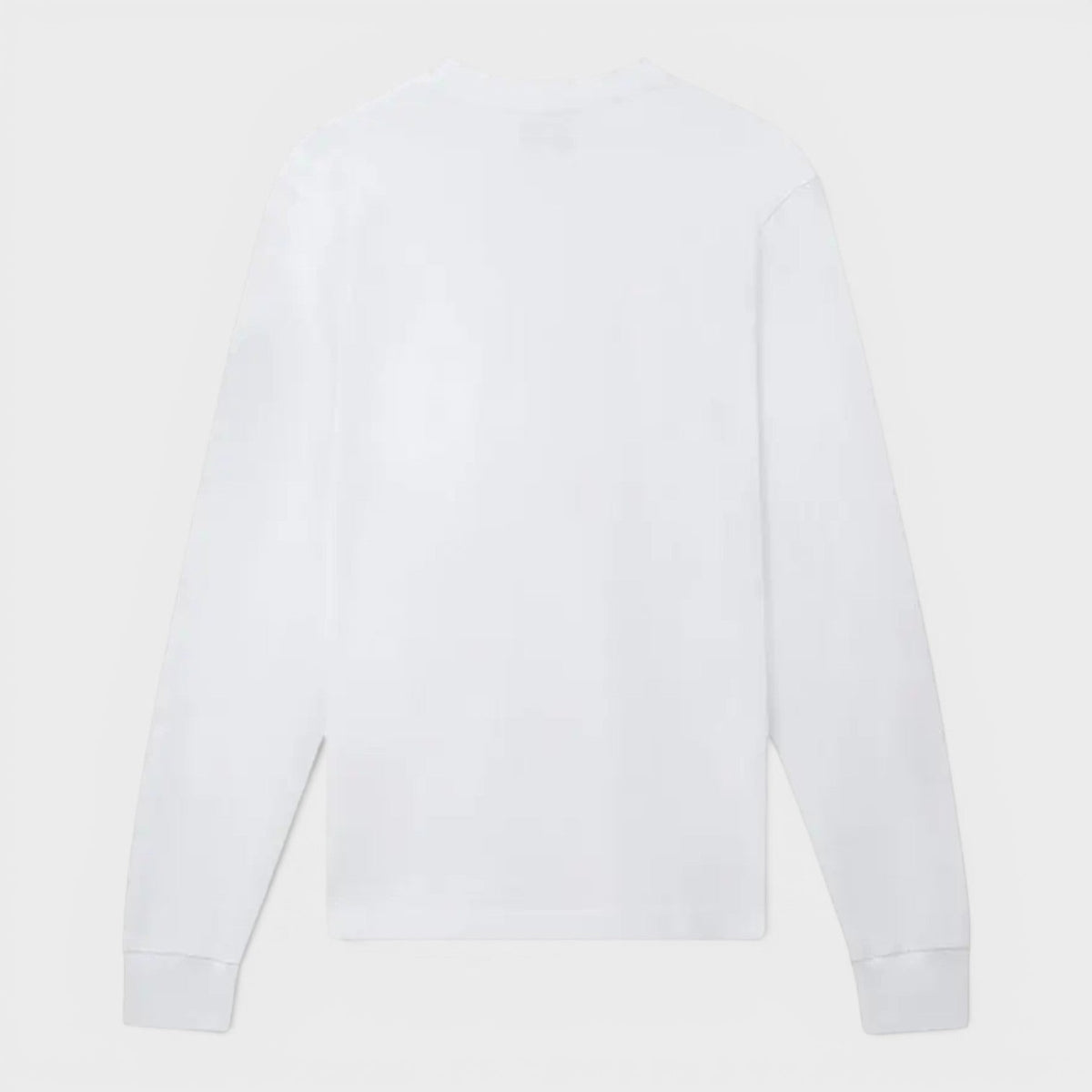 Printed Long Sleeve T-Shirt Pastel Court White