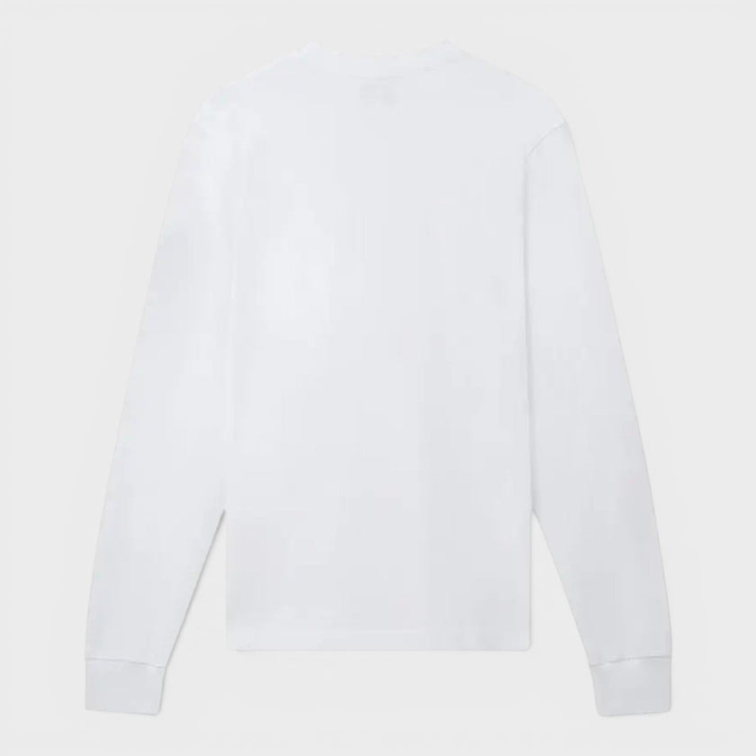 Printed Long Sleeve T-Shirt Pastel Court White