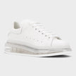 Oversized Sneaker Clear Sole White