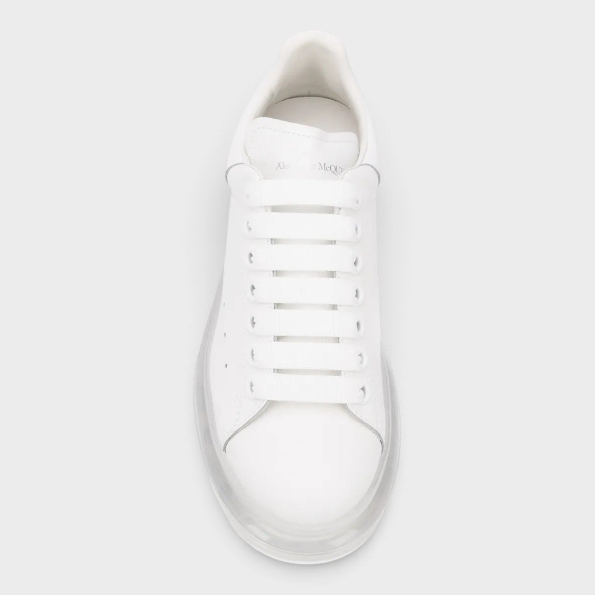Oversized Sneaker Clear Sole White