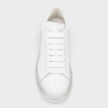 Oversized Sneaker Clear Sole White