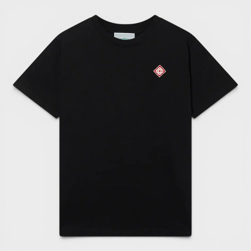Diamond Logo Patch T-Shirt Black